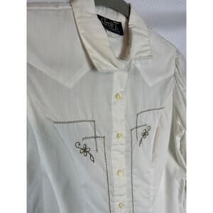 58. Vintage Circle T Western shirt; Size 5/6